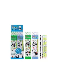 Squishy O��wek z gumk� Panda 4 szt mix