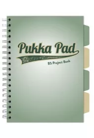 Pukka Pad Project Book B5 Sage Zielony kratka, 80g 100 kartek