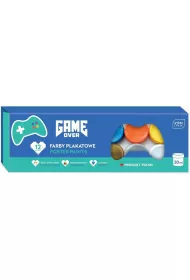 Interdruk Farby plakatowe Game Over 12 kolor�w x 20 ml