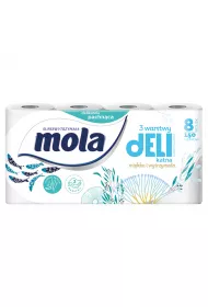 Mola Papier toaletowy morski zapach 3-warstwowy 8 szt.
