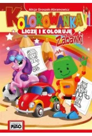 Zabawki kolorowanka licz� i koloruj�