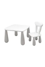 Stolik dla dzieci + krzese�ko Luna Classic szary