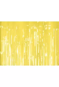 PartyDeco Kurtyna party jasno ��ta 100x200cm
