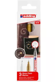 Edding Marker olejowy b�yszcz�cy metaliczny 0,8 mm