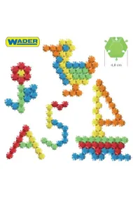 Klocki puzzle 88 el. w okr�g�ym wiadrze 41610 Wader