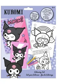 Kolorowanki z kredkami Kuromi KU00019