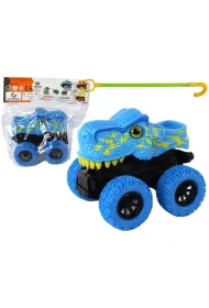 Teren�wka pchacz Tyranozaur niebieski LeanToys