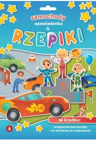 Rzepiki 180x260 Samochody. Opowiadanka & rzepiki SKRZAT 981093 SK