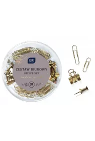 Interdruk Zestaw biurowy 120 el. Satin Gold