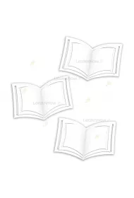 LearnHow Dekoracje szkolne - Du�e ksi��ki 3D 3 el.