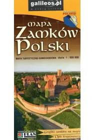 Mapa zamk�w Polski
