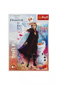 Puzzle mini 54 el. W �wiecie Anny i Elsy 1 Trefl