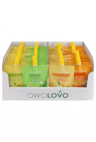 Owolovo Musy tropikalne - mix smakw zgrzewka 40 x 200 g