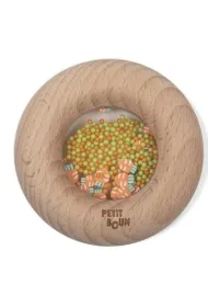 Grzechotka drewniana sensoryczna marchewki Petit Boum