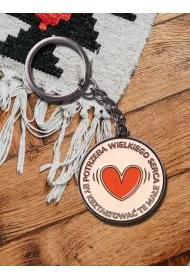 Nadwyraz.com Brelok Wielkie sercce