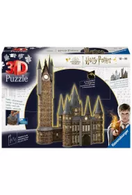 Puzzle 540 el. 3D Budynki noc�: Zamek Hogwarts Wie�a Ravensburger
