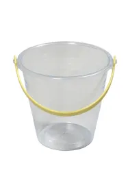 Bucket transparent 14cm Tactic