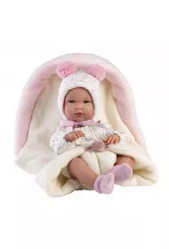 Lalka winylowa bobas Bimba ze �piworkiem 35cm Llorens