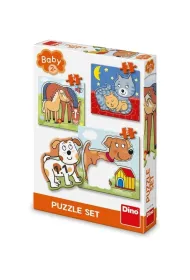 Puzzle Baby Zwierz�ta w gospodarstwie 3-5el Dino Toys