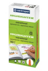 Centropen Zakre�lacz cienki Highlighter 10 szt.