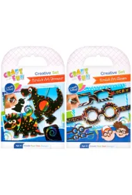 Craft with Fun Zestaw kreatywny Dino/Okulary