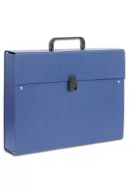 Penmate Teczka z r�czk� A4 Maxi Plus Lux PCV granatowa