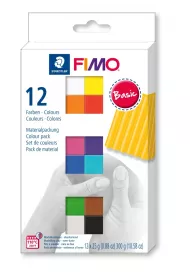 Staedtler Fimo Masa plastyczna termoutwardzalna Soft Basic 12x25g 12 szt.