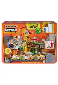 Matchbox Prawdziwe Przygody Strefa budowy Zestaw wiata i dwiki HPD63 Mattel
