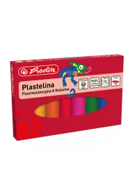 Herlitz Plastelina fluorescencyjna 8 szt.