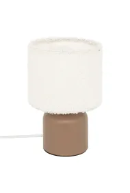 Atmosphera Lampa stoowa brzowa 22cm Bona