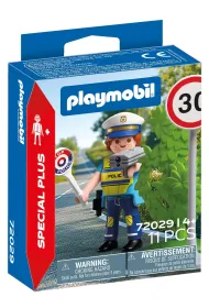 Playmobil Special Plus Policjant z radarem do pomiaru pr�dko�ci 72029