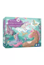 Puzzle 56 el. jednoro�ce Zielona Sowa