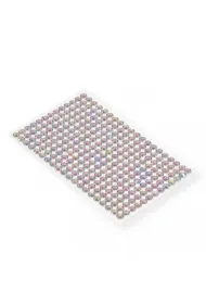 Polsirhurt Kryszta�ki samoprzylepne srebrne 6mm