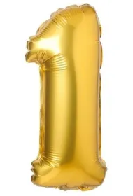Arpex Balon foliowy matowy z�oty 1 69cm
