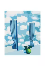 Malowanie po numerach. Ren Magritte Niebo