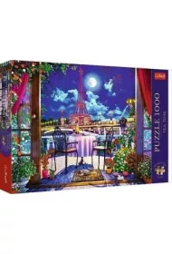 Puzzle 1000 el. Pary� w blasku ksi�yca Trefl
