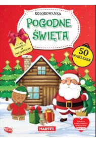 Pogodne �wi�ta. Kolorowanka z naklejkami
