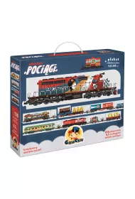 Puzzle 104 el. Uk�adam poci�gi Bright Junior Media