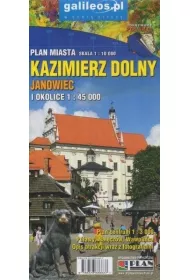 Mapa - Kazimierz Dolny i okolice 1:45 000