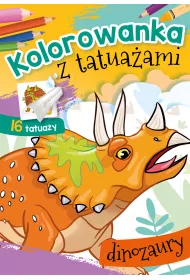 Kolorowanka z tatua�ami. Dinozaury