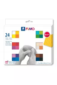 Staedtler Fimo Masa plastyczna termoutwardzalna Soft Basic 24x25g 24 szt.