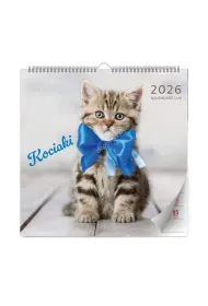 Kalendarz 2026 cienny lux kociaki