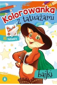 Malowanka A5 Kolorowanka z tatua�ami. Bajki SKRZAT 075458
