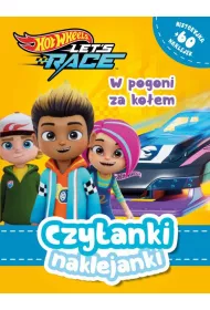Czytanki naklejanki. W pogoni za koem! Hot Wheels Let`s race