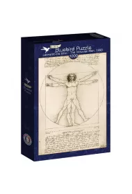 Puzzle 1000 el. Leonardo Da Vinci 1490 Bluebird Puzzle