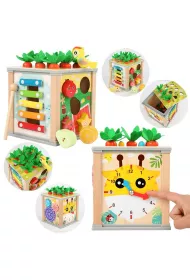 Sorter drewniany 5W1 Leantoys