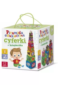 Piramida edukacyjna. Cyferki + ksi��eczka (od 1 roku �ycia)