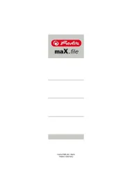 Herlitz Etykieta na segregator wsuwana 8cm 10 szt.