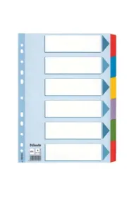 Esselte Przek�adki A4 6-kol. Mylar