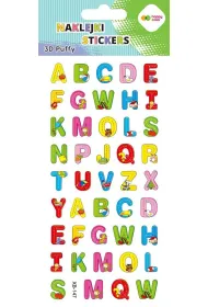 Happy Color Naklejki 3D PUFFY-Animal Letters 9.5x22 cm